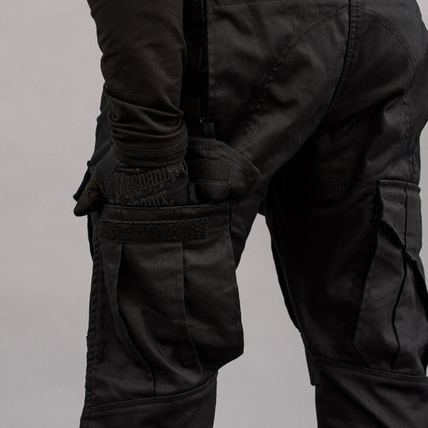 Spodnie taktyczne "SHTORM" BLACK (Pł&oacute;cienne) 0034302XLLONG000 zdjęcie