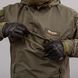 Insulated windbreaker Anorak (Jacket) "TRAVEL DEFENCE" OLIVE (Nylon+Microfleece) 00008000S0000000 photo 5