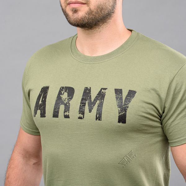 T-shirt "ARMY" OLIVE (Cotton) 0026500XL0000000 photo