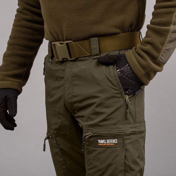 Military suit "TRAVEL DEFENCE" 2 in 1 ANORAK OLIVE (Taslan + Microfleece) 00359000S0000000 photo