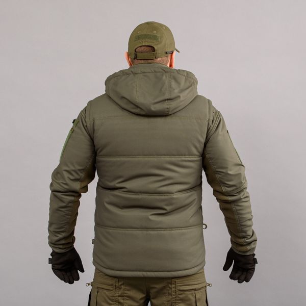 Insulated vest with hood "ANTITERROR II" OLIVE (Membrane + Sintepon) 0005302XL0000000 photo