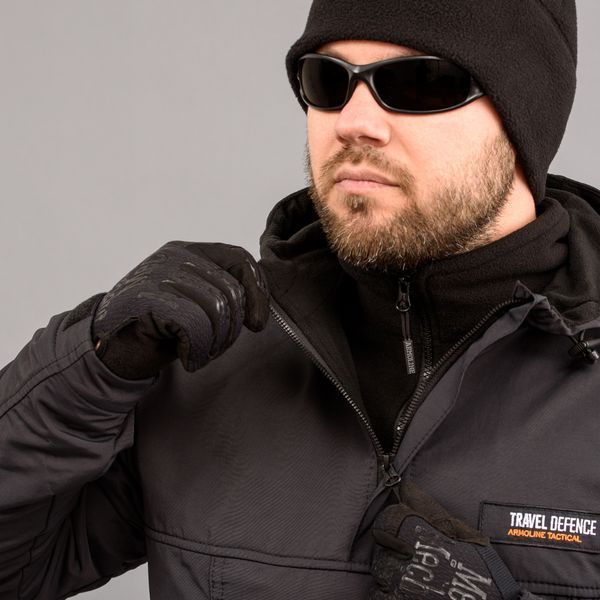 Komplet "TRAVEL DEFENCE" 3 w 1 ANORAK BLACK (Taslan + Mikropolar) 0034800XL0000000 zdjęcie