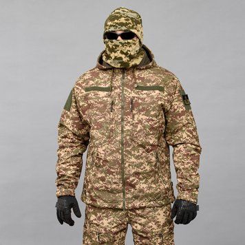 Kurtka wiatr&oacute;wka "TRAVEL DEFENCE" PREDATOR PIXEL (Taslan + mikropolar) 00049000S0000000 zdjęcie