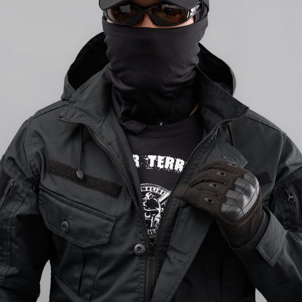 Komplet mundurowy polowy "CRUSADER" BLACK (Rip-Stop) 00073000LREGULAR zdjęcie