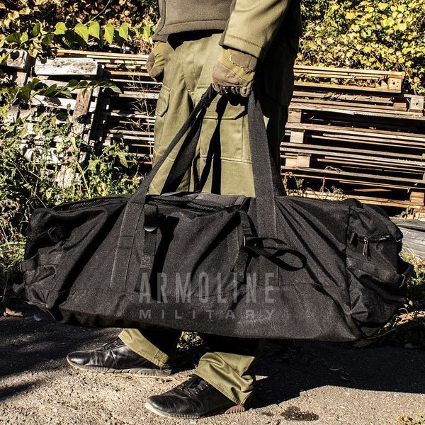 Torba-plecak wojskowy 80l. "Nomad" BLACK (Cordura) 0001400000000000 zdjęcie