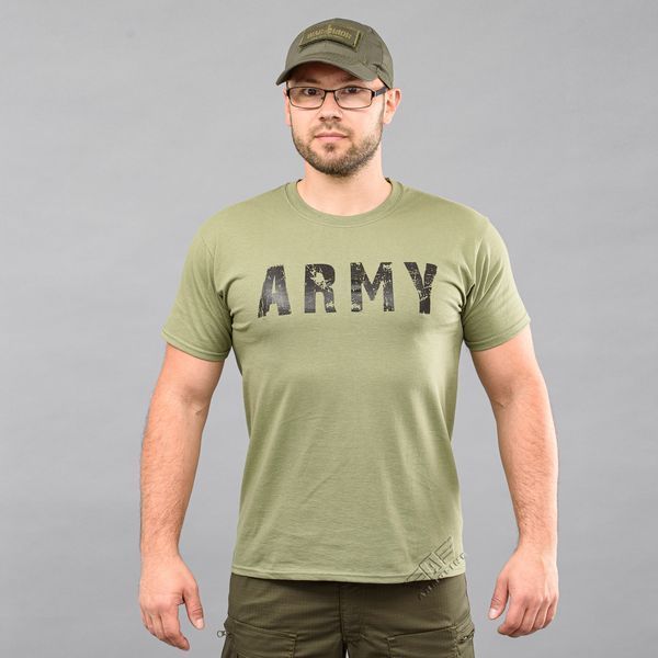 T-shirt "ARMY" OLIVE (Cotton) 0026503XL0000000 photo