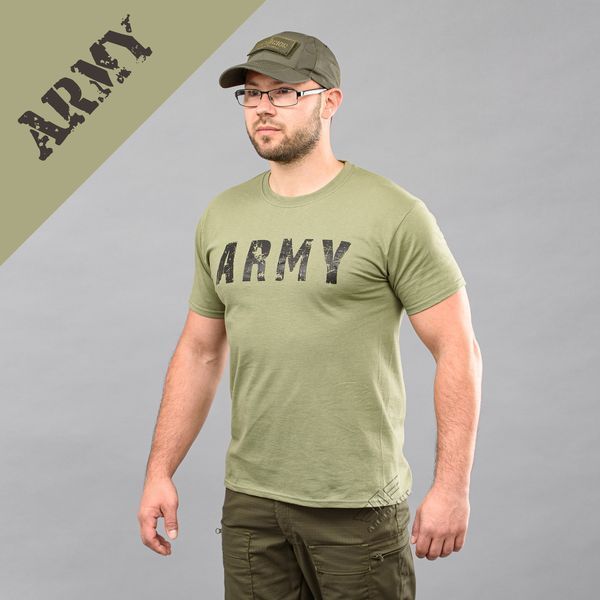 T-shirt "ARMY" OLIVE (Cotton) 0026503XL0000000 photo