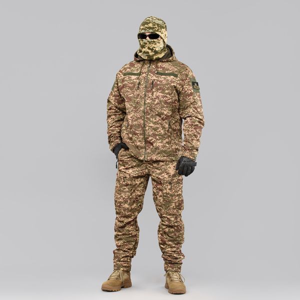 Ветровка "TRAVEL DEFENCE" ХИЩНИК ПИКСЕЛЬ (Таслан + Микрофлис) 00049000L0000000 фото