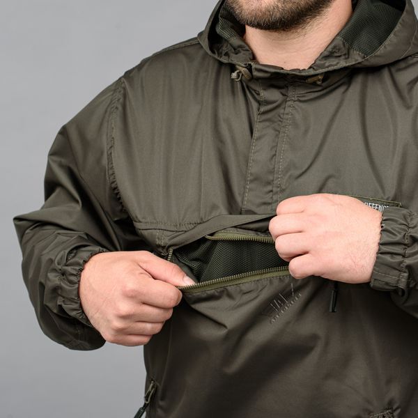 Anorak "SUMMER DEFENCE" DARK OLIVE (Raincoat fabric + Mesh) 0000302XL0000000 photo