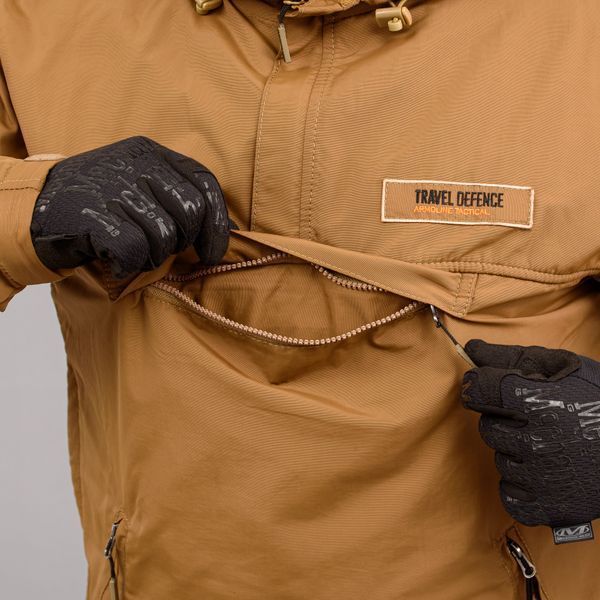 Komplet "TRAVEL DEFENCE" ANORAK COYOTE 2 w 1 (Taslan + Mikropolar) 00356000S0000000 zdjęcie