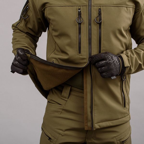 Jacket "URBAN SCOUT" OLIVE (SoftShell) 0008600XL0000000 photo