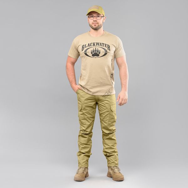 T-shirt "BLACK WATER" KHAKI (Cotton) 0026802XL0000000 photo