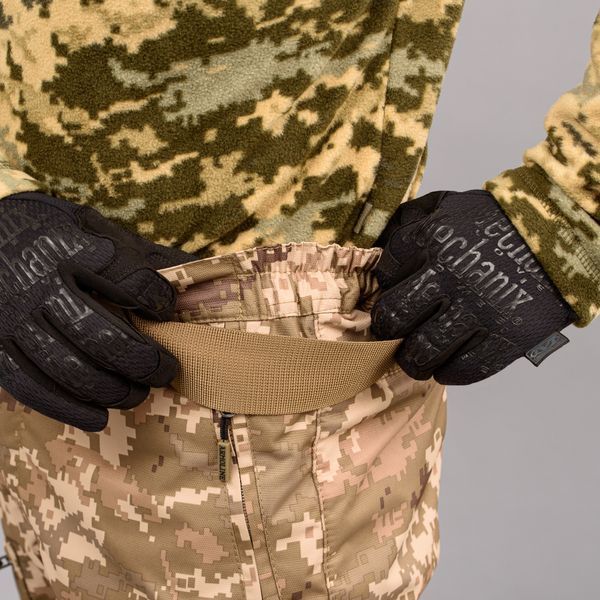 Spodnie "TRAVEL DEFENCE" UKRPIXEL MM14 z paskiem (Taslan + Mikropolar) 00326000L0000000 zdjęcie