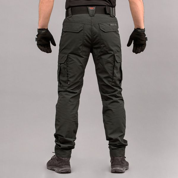 Tactical pants "POLICE" BLACK with a 5cm belt (Rip-Stop) 00313000S0000000 photo