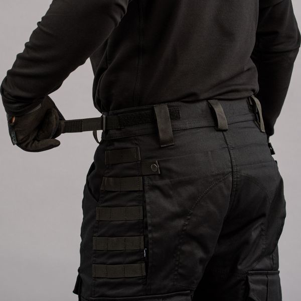 Spodnie taktyczne "SHTORM" BLACK (Pł&oacute;cienne) 00343000MREGULAR zdjęcie