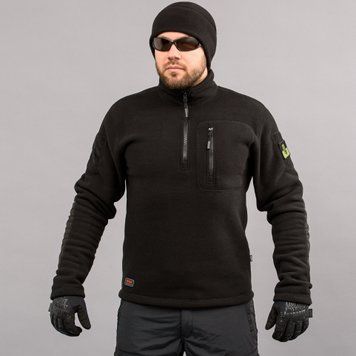 Bluza taktyczna 1/4 Zip "TRAVEL DEFENCE" BLACK (Mikropolar) 0024502XL0000000 zdjęcie