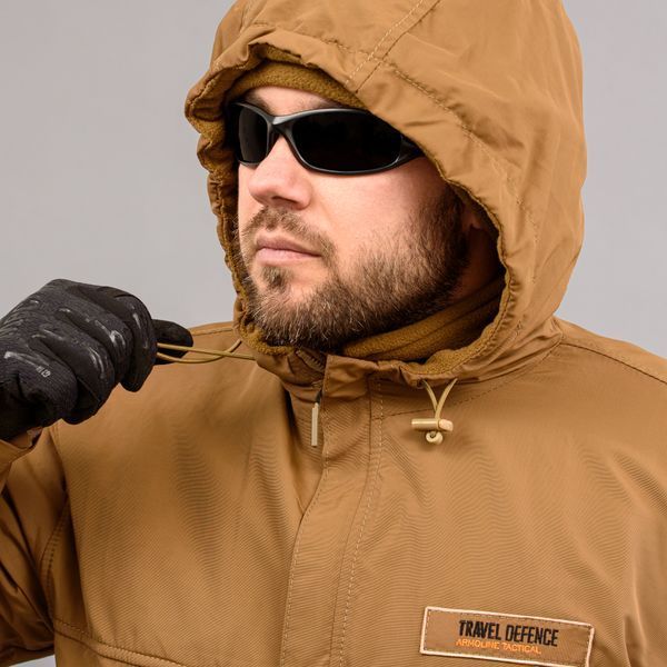 Military suit "TRAVEL DEFENCE" 3 in 1 COYOTE (Taslan + Microfleece) 00377000S0000000 photo