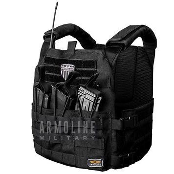 Kamizelka taktyczna Tactical Plate Carrier KARGO BLACK (Cordura) 0018500000000000 zdjęcie