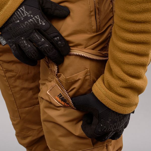 Komplet wojskowy "TRAVEL DEFENCE" 2 w 1 COYOTE (Taslan + Mikropolar) 00370000M0000000 zdjęcie
