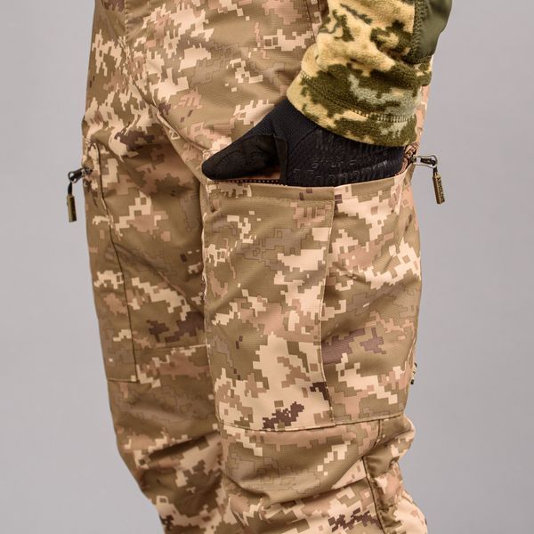 Spodnie "TRAVEL DEFENCE" UKRPIXEL MM14 z paskiem (Taslan + Mikropolar) 0032603XL0000000 zdjęcie