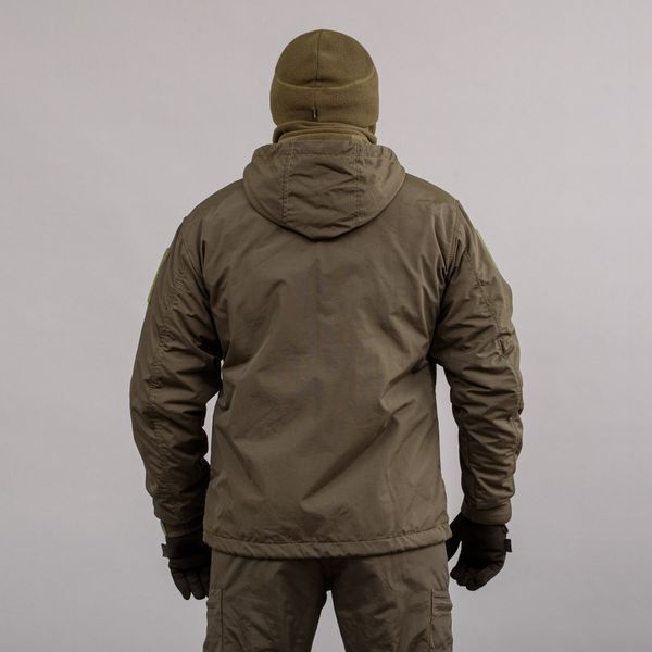 Kurtka wiatr&oacute;wka "TRAVEL DEFENCE" DARK OLIVE(Taslan + Mikropolar) 00046000M0000000 zdjęcie