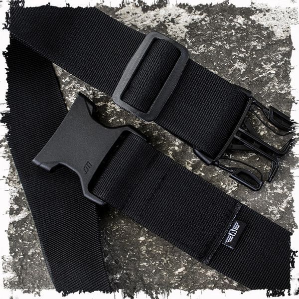 Pas taktyczny miękki (5 cm) S.W.A.T. G2 BLACK (Poliamid) 0019800000000000 zdjęcie