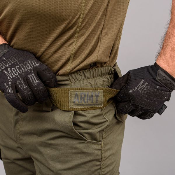 Spodnie taktyczne "ARMY" OLIVE z pasem 5cm (Rip-Stop) 00312000S0000000 zdjęcie