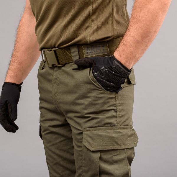 Spodnie taktyczne "ARMY" OLIVE z pasem 5cm (Rip-Stop) 00312000S0000000 zdjęcie