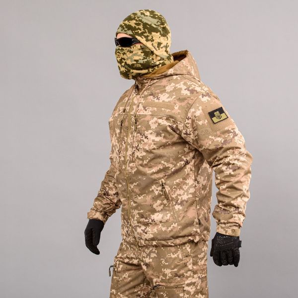Kurtka wiatr&oacute;wka "TRAVEL DEFENCE" UKRPIXEL MM14 (Taslan + Mikropolar) 00050000S0000000 zdjęcie
