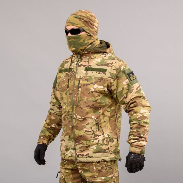 Kurtka wiatr&oacute;wka "TRAVEL DEFENCE" MULTICAM (Taslan + Mikropolar) 00047000S0000000 zdjęcie