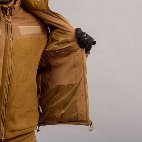 Insulated vest with hood "ANTITERROR II" COYOTE (Membrane + Sintepon) 0005202XL0000000 photo