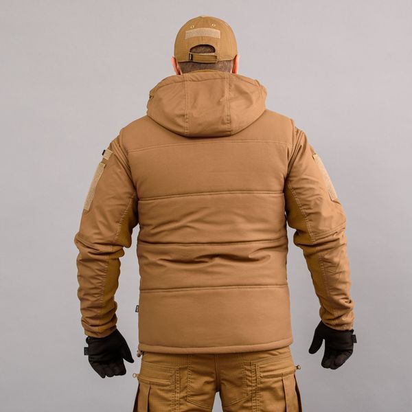 Insulated vest with hood "ANTITERROR II" COYOTE (Membrane + Sintepon) 0005202XL0000000 photo