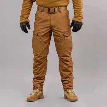Spodnie "TRAVEL DEFENCE" COYOTE z paskiem (Taslan + Mikropolar) 0032002XL0000000 zdjęcie