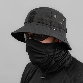 Kapelusz polowy panama "PHANTOM" BLACK (Rip-Stop) 0011600000000000 zdjęcie