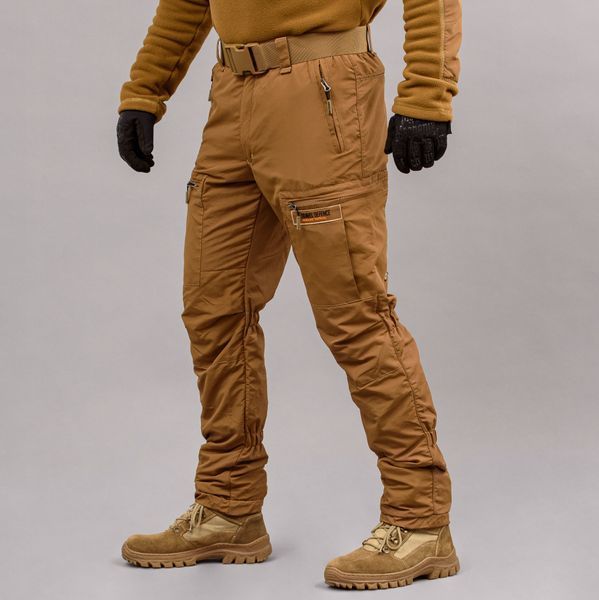 Spodnie "TRAVEL DEFENCE" COYOTE z paskiem (Taslan + Mikropolar) 0032002XL0000000 zdjęcie