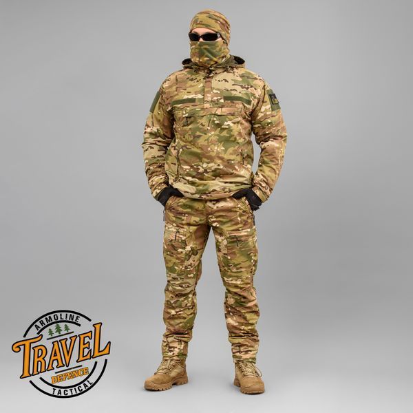 Spodnie "TRAVEL DEFENCE" MULTICAM z paskiem (Taslan + Mikropolar) 00323000S0000000 zdjęcie