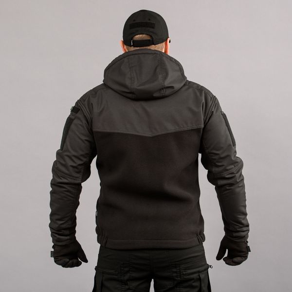 Bluza z kapturem "ANTITERROR II" BLACK (Polar + Membrana) 00250000S0000000 zdjęcie
