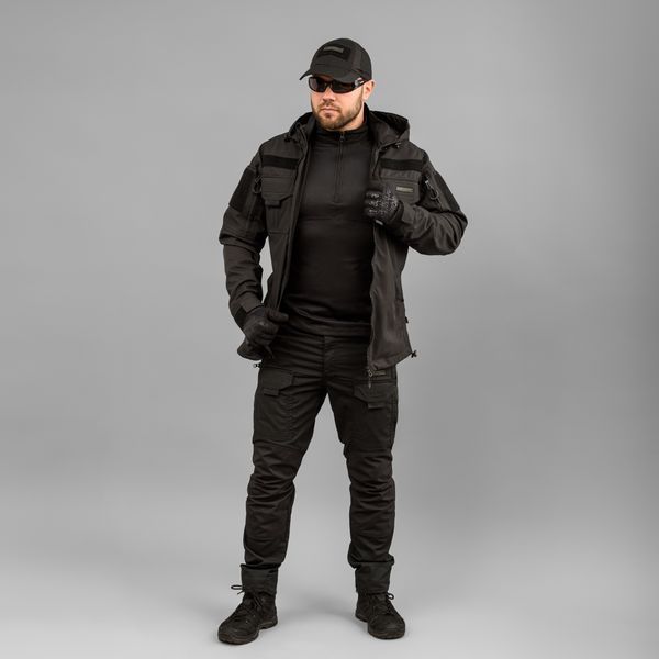 Tactical suit "ANTITERROR II" BLACK (Membrane + Rip-Stop Stretch) 00390000M0000000 photo