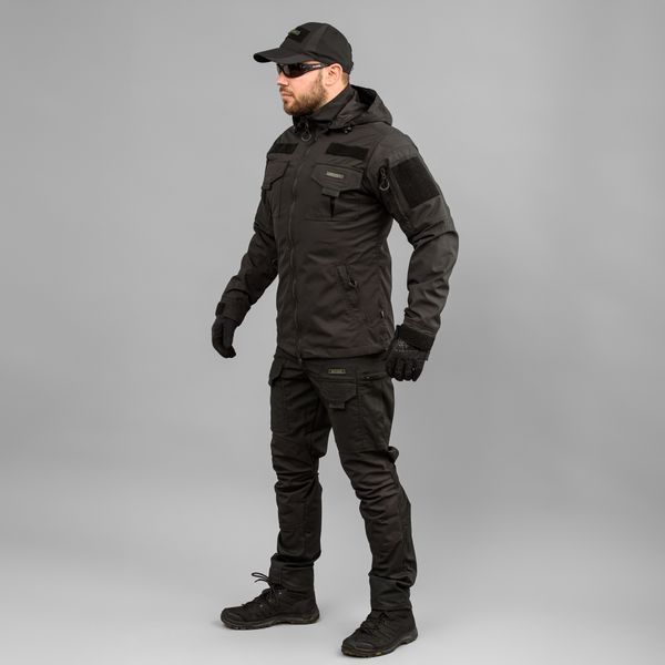 Tactical suit "ANTITERROR II" BLACK (Membrane + Rip-Stop Stretch) 00390000M0000000 photo