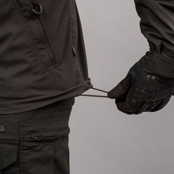 Tactical suit "ANTITERROR II" BLACK (Membrane + Rip-Stop Stretch) 00390000M0000000 photo