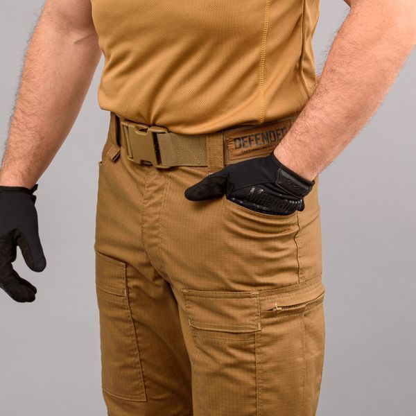 Tactical pants "DEFENDER" COYOTE with belt (Rip-Stop Stretch) 00316000L0000000 photo
