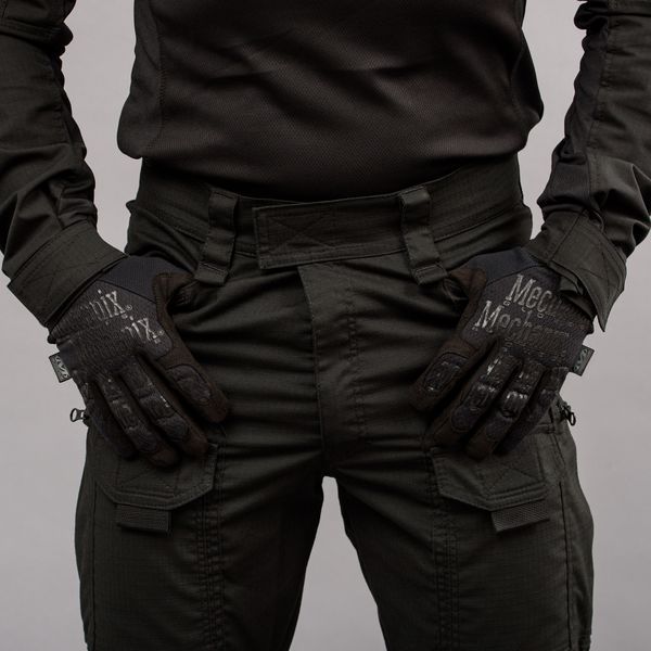 Spodnie taktyczne "ANTITERROR II" BLACK (Rip-Stop Stretch + Membrana) 00337000SREGULAR zdjęcie