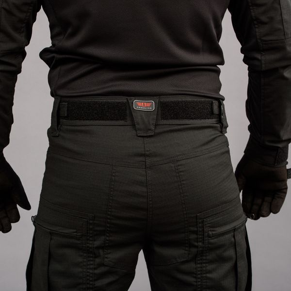 Spodnie taktyczne "ANTITERROR II" BLACK (Rip-Stop Stretch + Membrana) 00337000SREGULAR zdjęcie