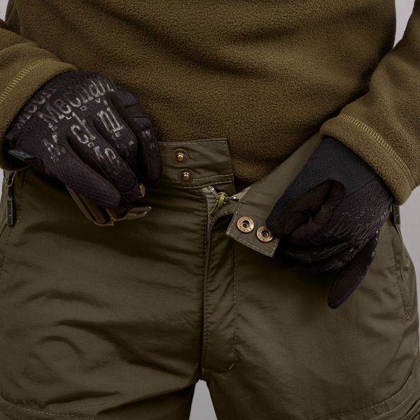 Spodnie "TRAVEL DEFENCE" OLIVE z paskiem (Taslan + Mikropolar) 00324000M0000000 zdjęcie