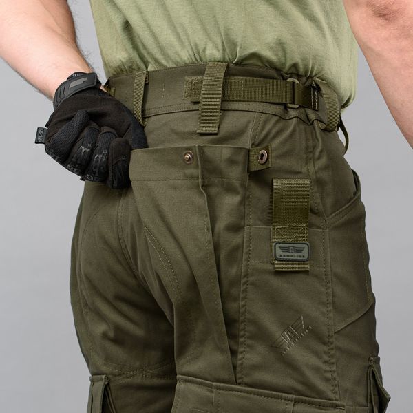 Spodnie taktyczne "SHTORM" OLIVE (Jeans) 00345000MLONG000 zdjęcie