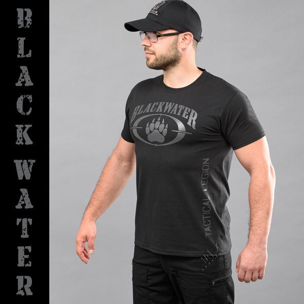 Футболка с принтом "BLACK WATER" BLACK (Хлопок) 00267000S0000000 фото