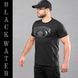 Футболка с принтом "BLACK WATER" BLACK (Хлопок) 00267000S0000000 фото 2